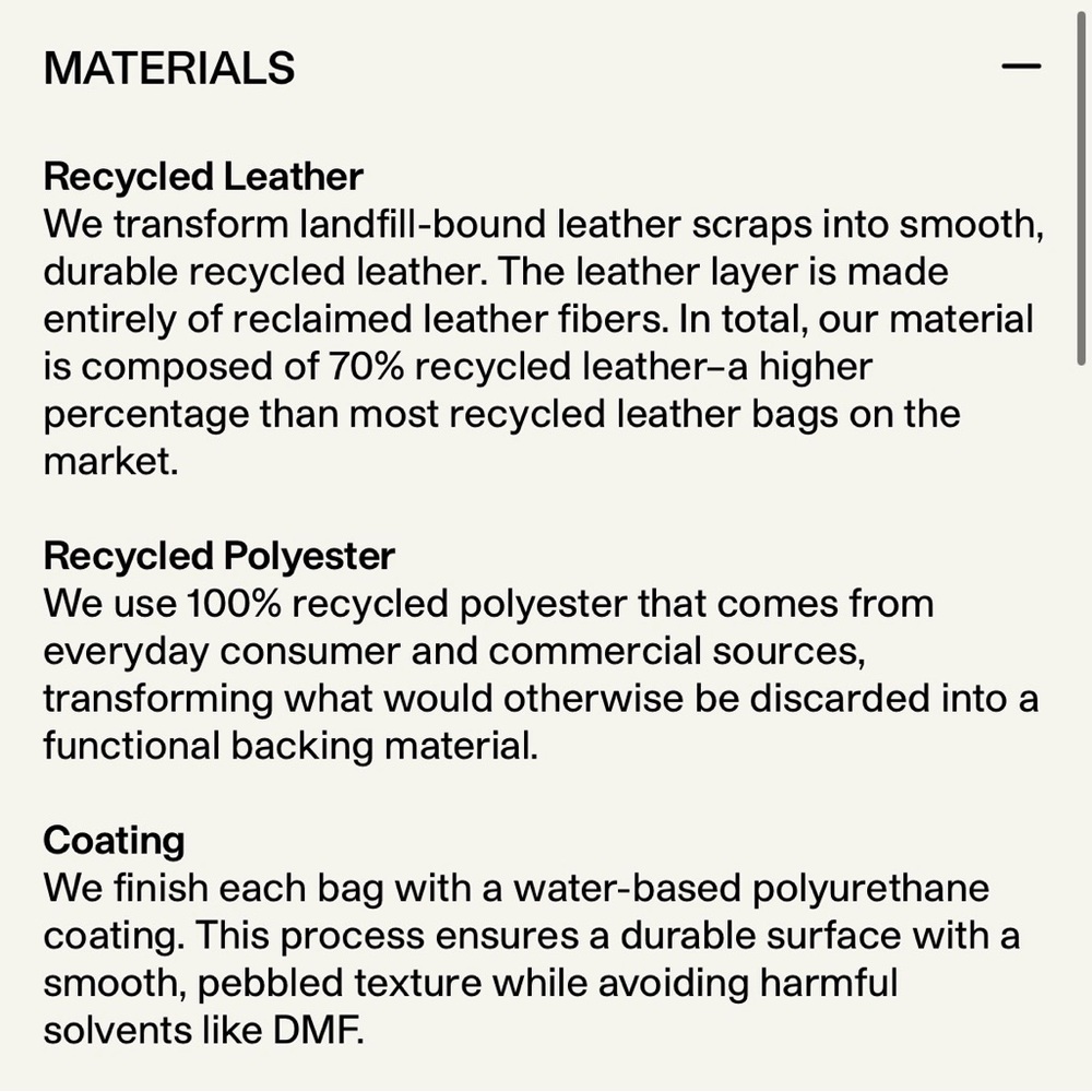 Baggu Mini Recycled Leather Shoulder Bag - Picture 9 of 9